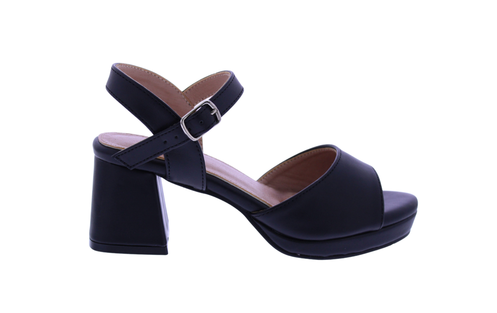 Girls Block Heel Platform