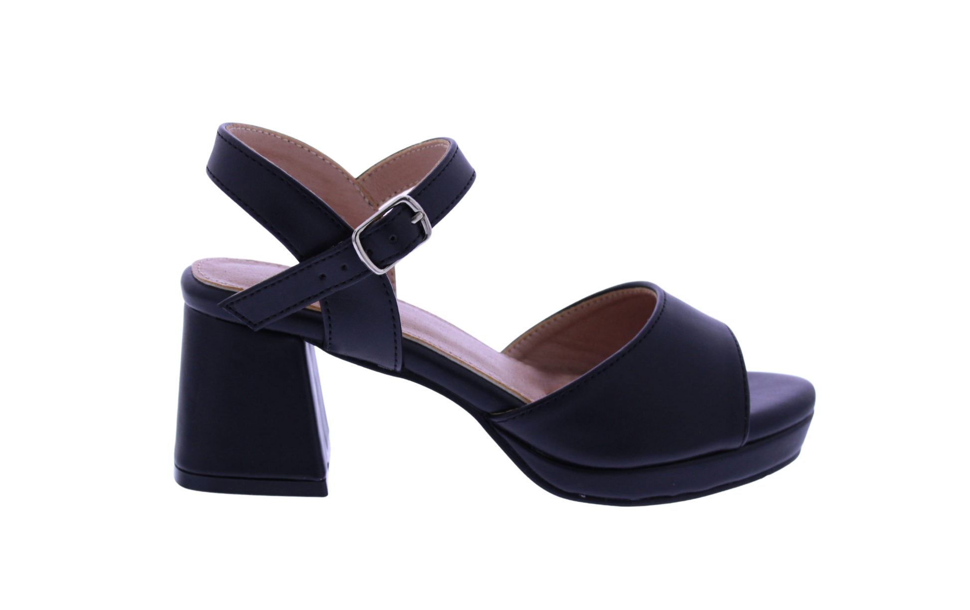 Girls Block Heel Platform