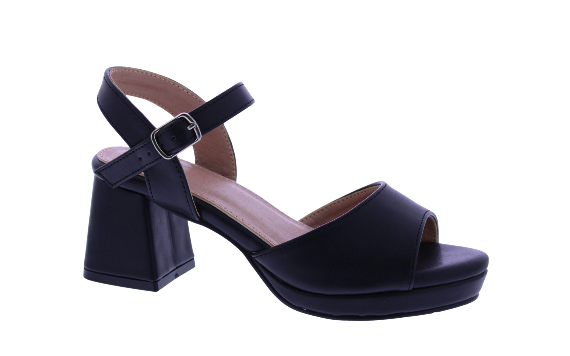 Girls Block Heel Platform