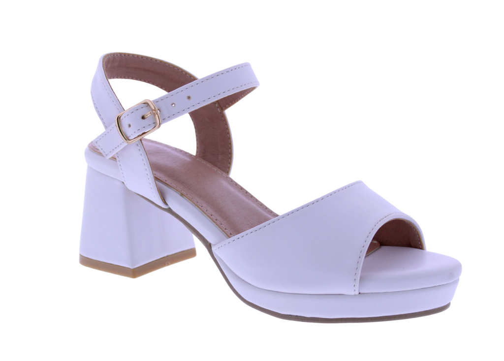Girls Block Heel Platform
