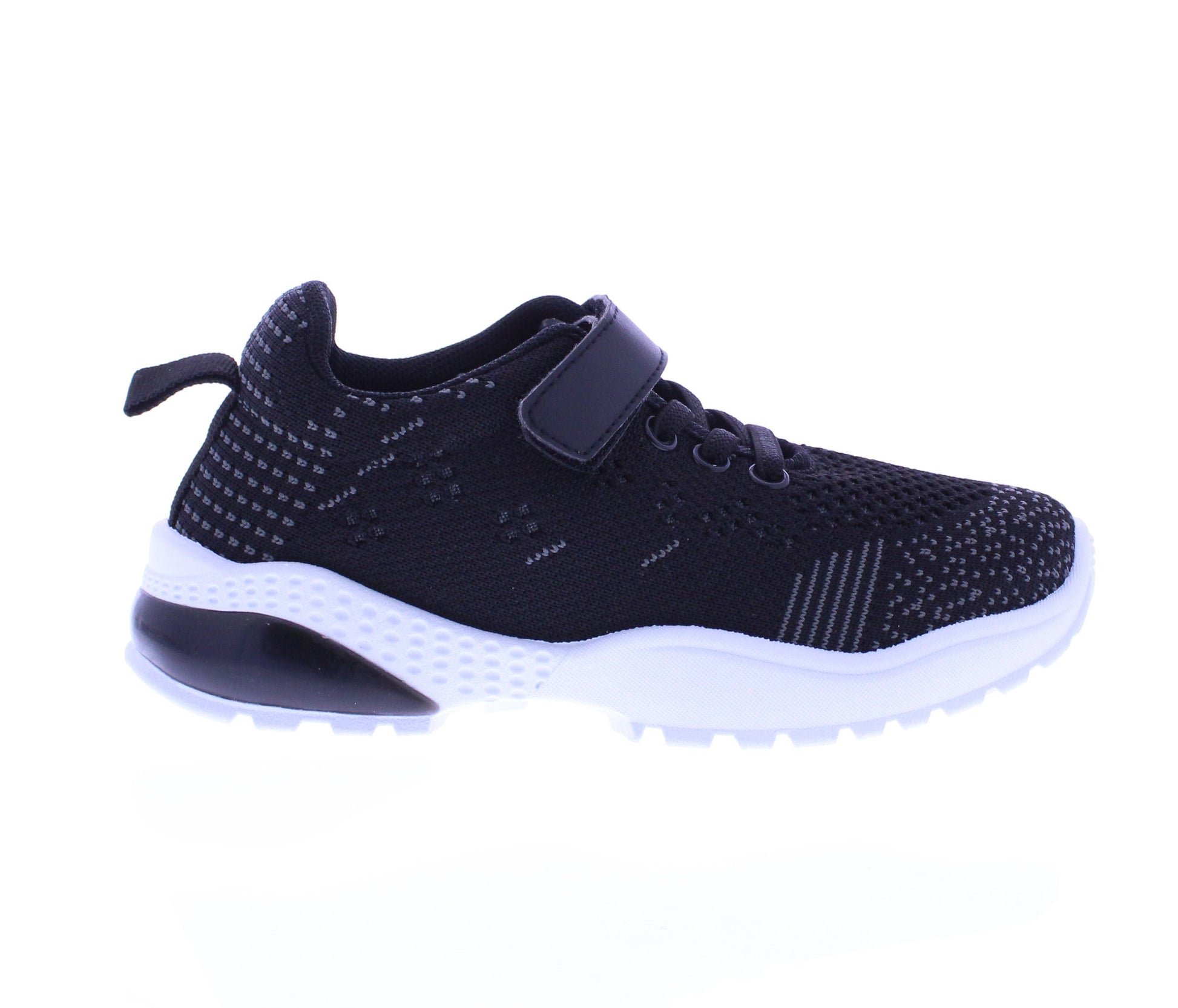 Kids Fly Knit Velcro Sneaker with Lights
