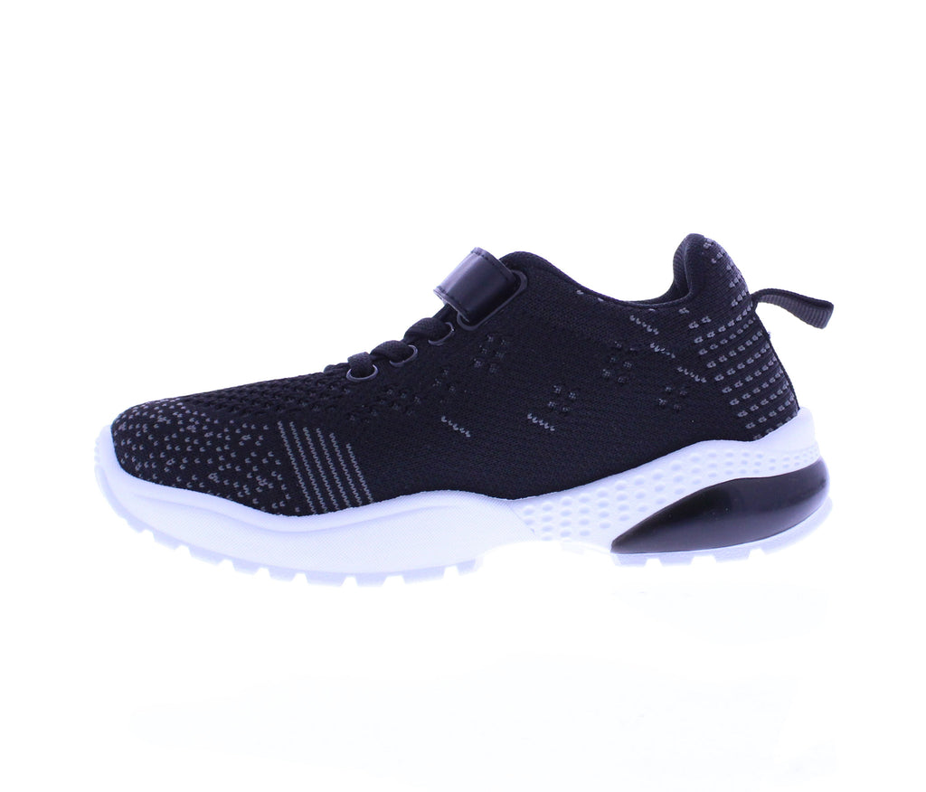 Kids Fly Knit Velcro Sneaker with Lights