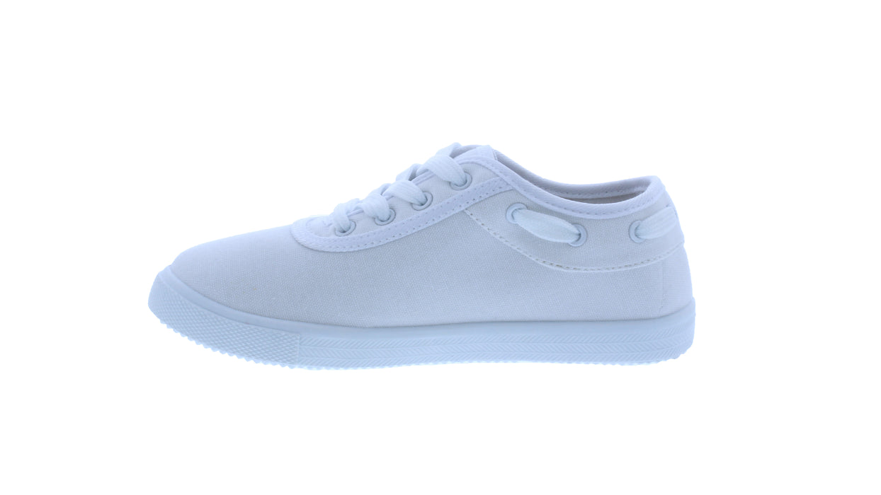 Zapatilla deportiva unisex de tela con cordones