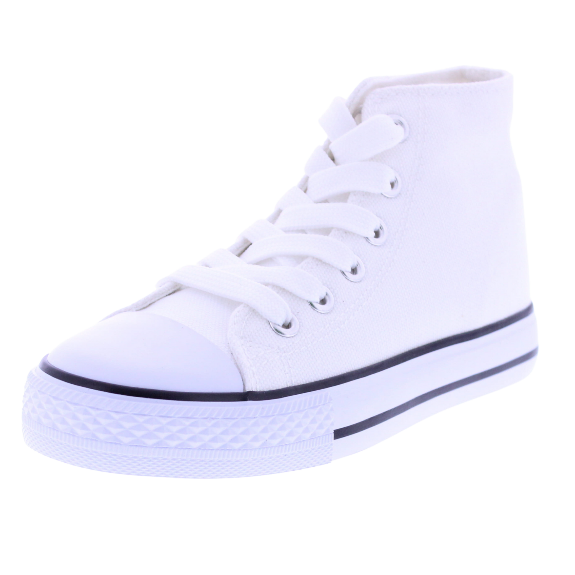 Kids Hi Top Fabric Sneaker