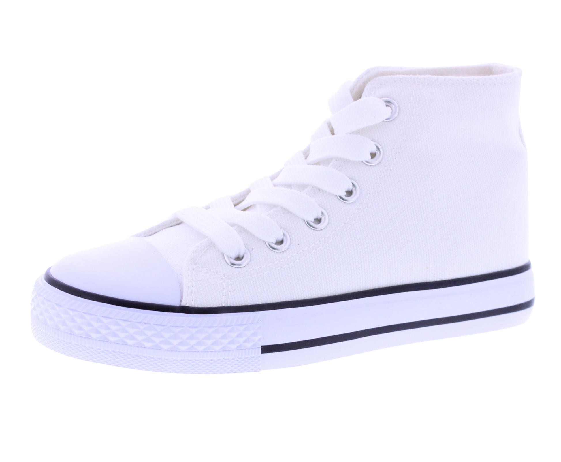 Kids Hi Top Fabric Sneaker