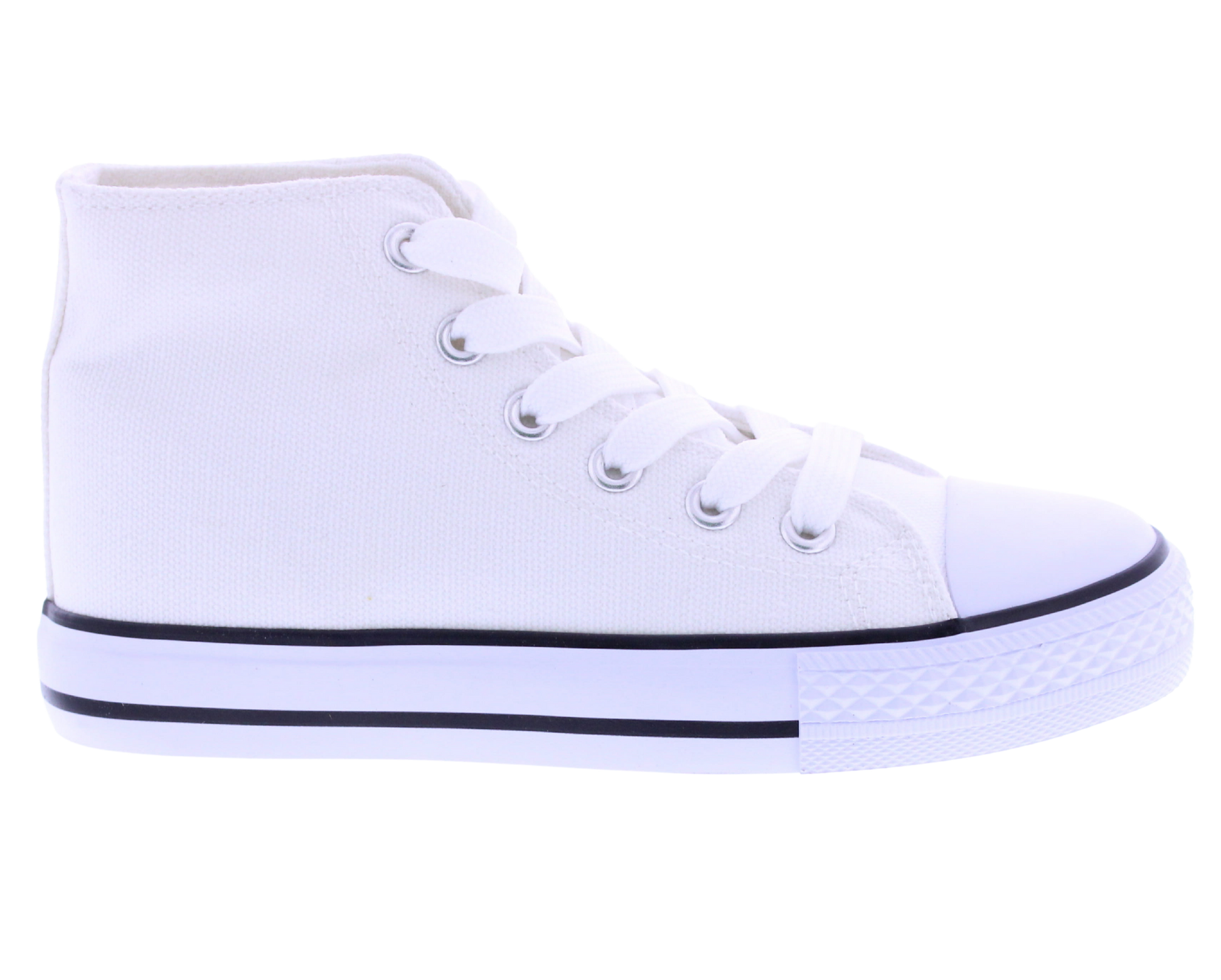 Kids Hi Top Fabric Sneaker