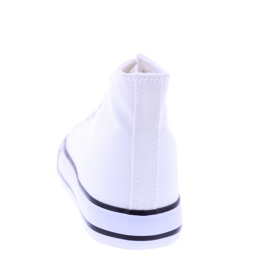 Kids Hi Top Fabric Sneaker