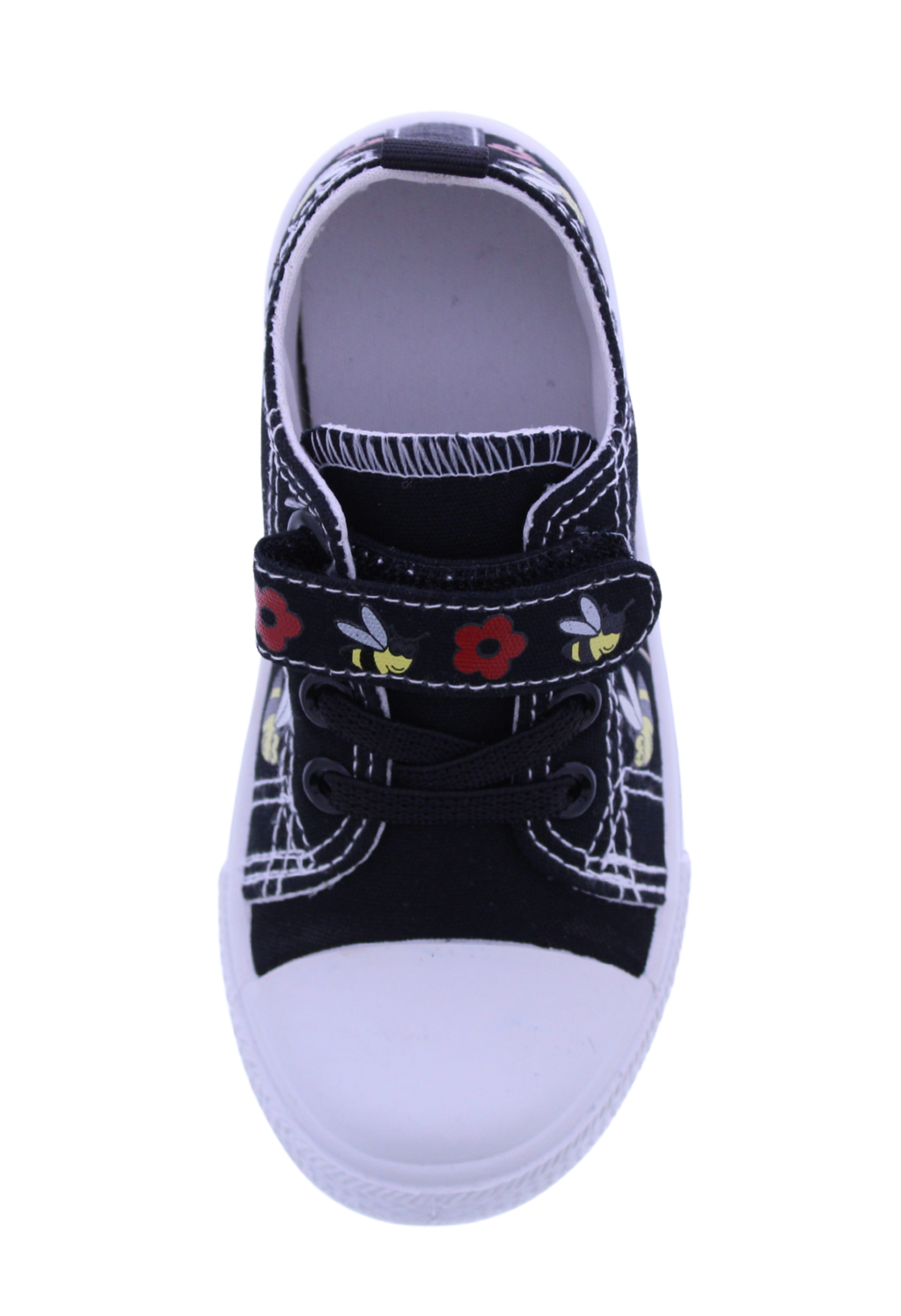 Girls Velcro Sneaker with Floral Print
