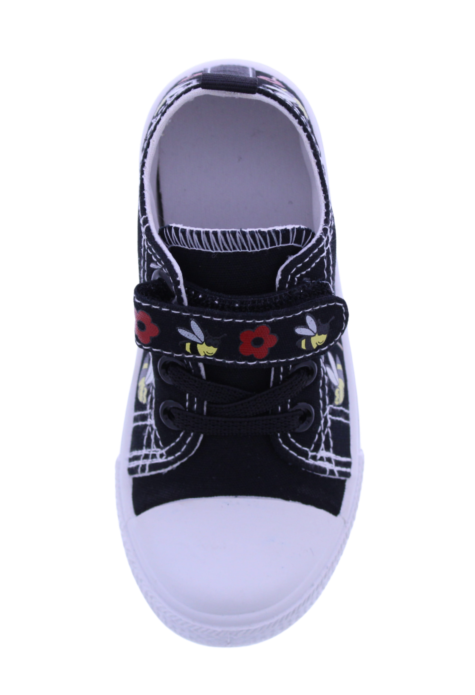 Girls Velcro Sneaker with Floral Print