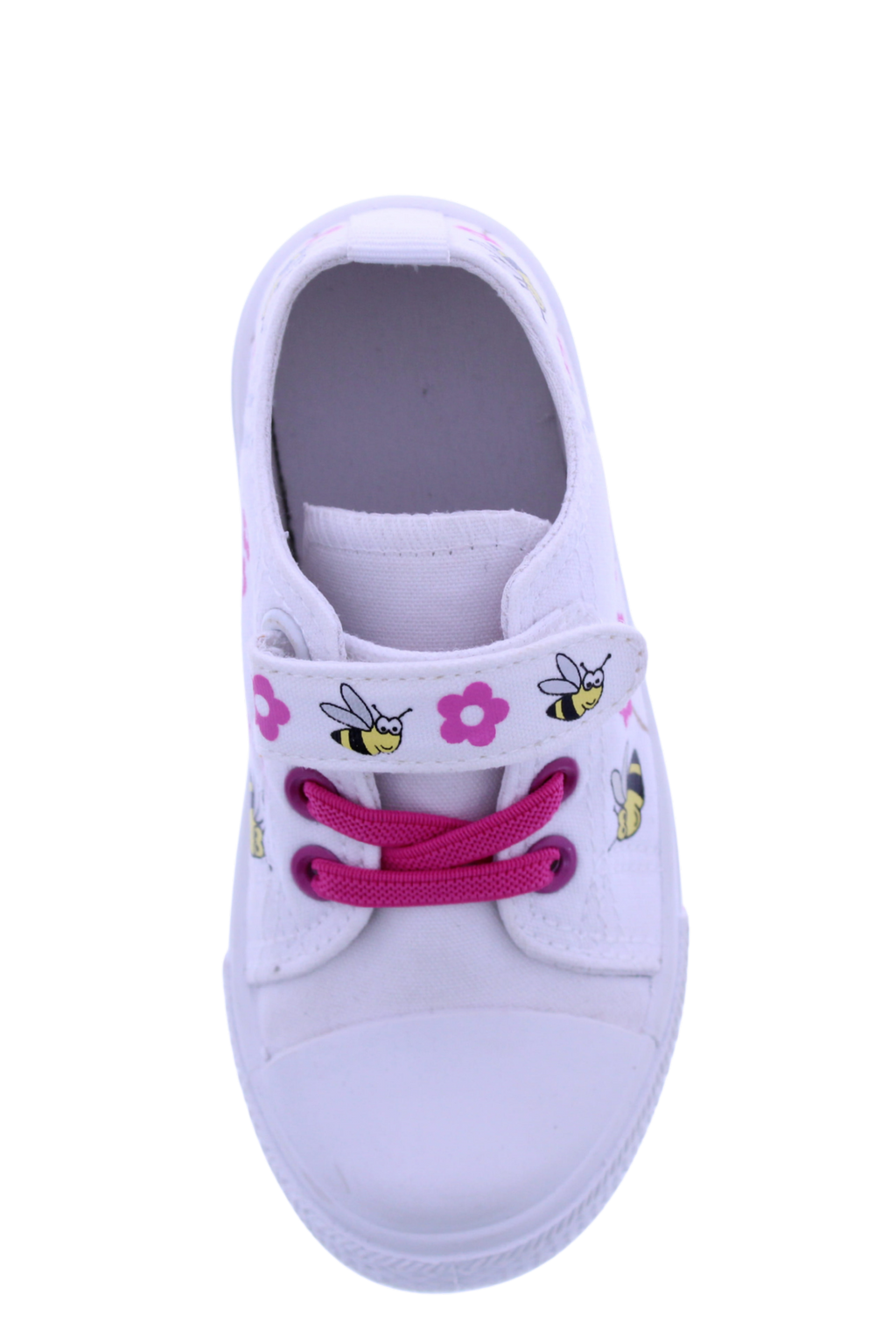 Girls Velcro Sneaker with Floral Print