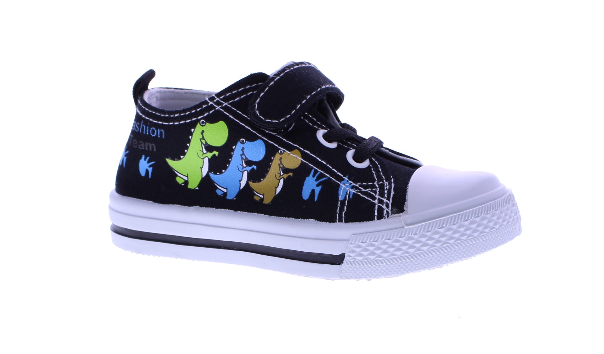 Boys Dinosaur Print Velcro Sneaker