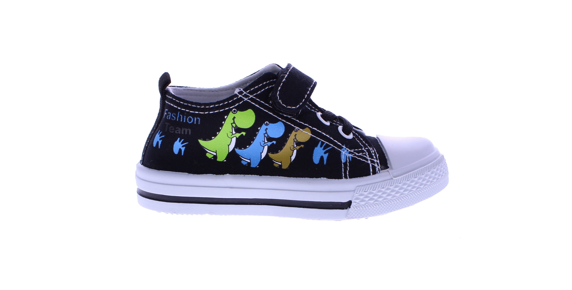 Boys Dinosaur Print Velcro Sneaker