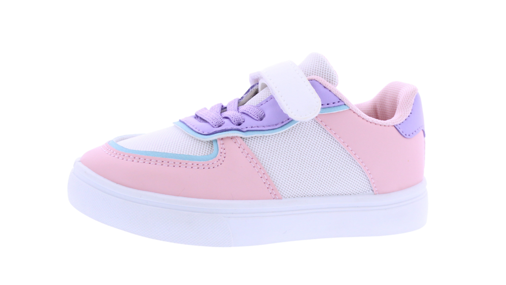 Kids' Pastel Mesh Velcro Sneaker