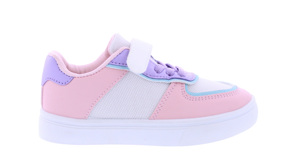 Kids' Pastel Mesh Velcro Sneaker