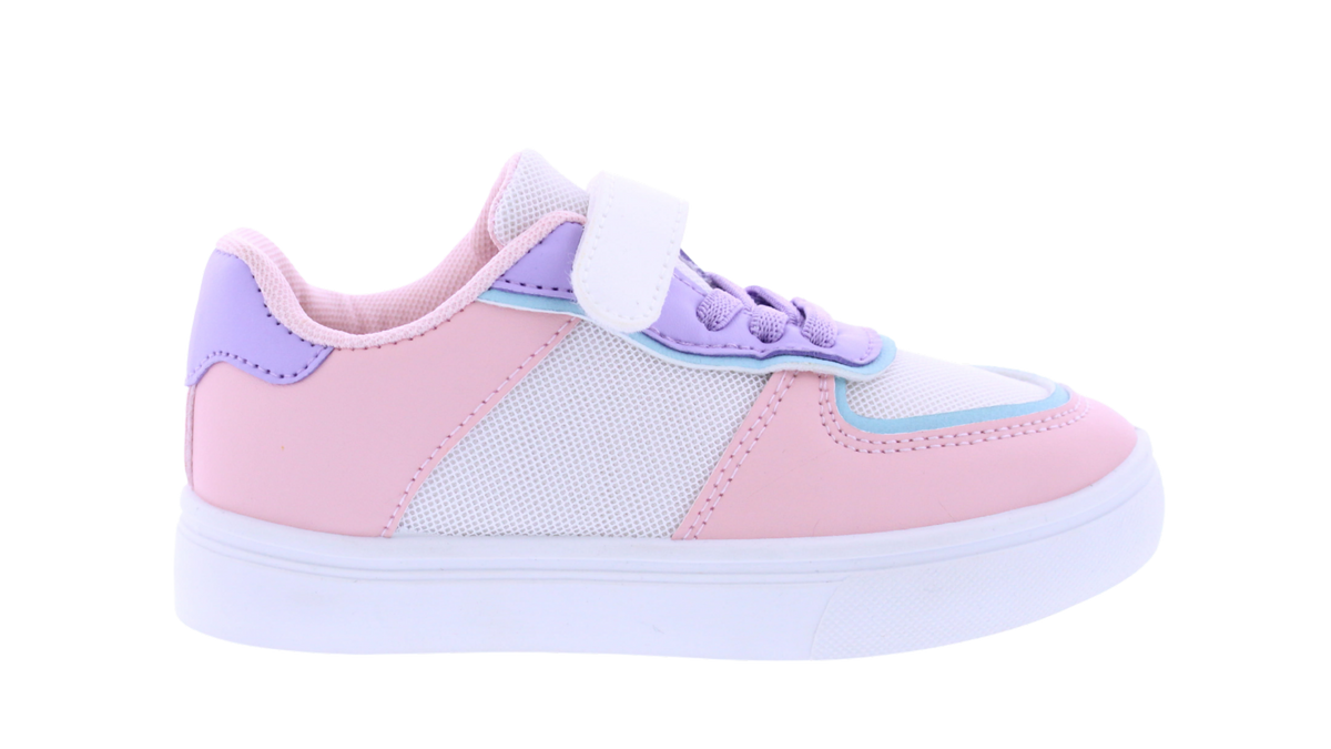 Kids' Pastel Mesh Velcro Sneaker