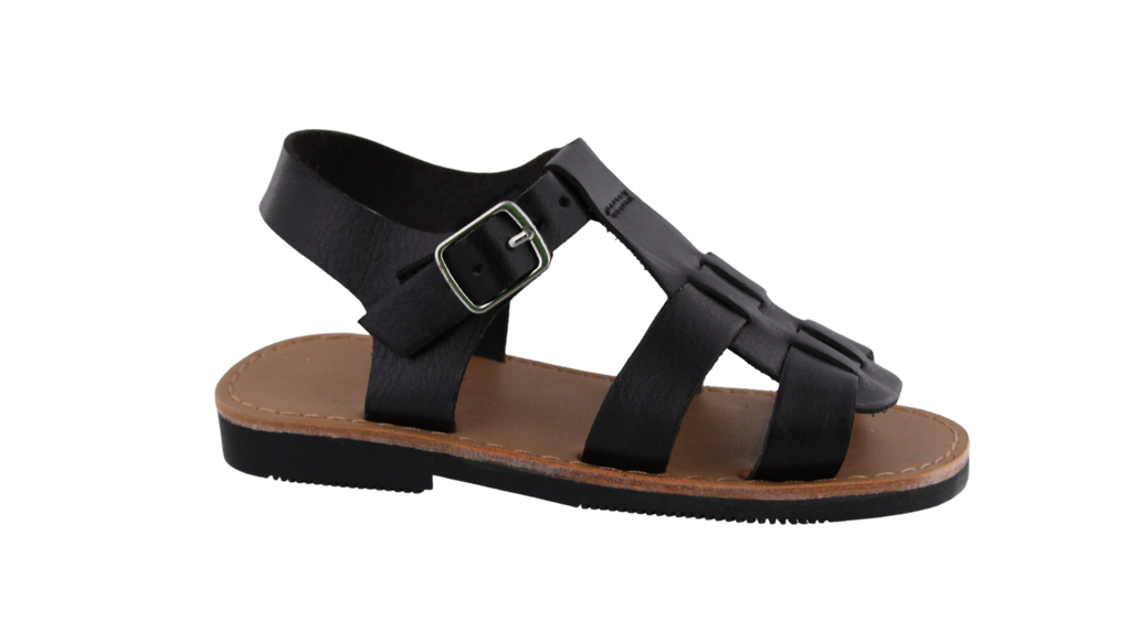 Kids Faux Leather Sandal