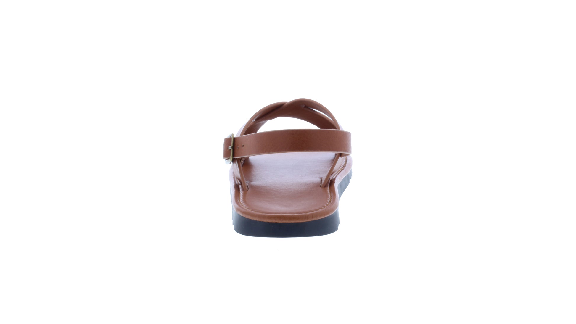 Sandalia Unisex de Piel con Correa Hebilla