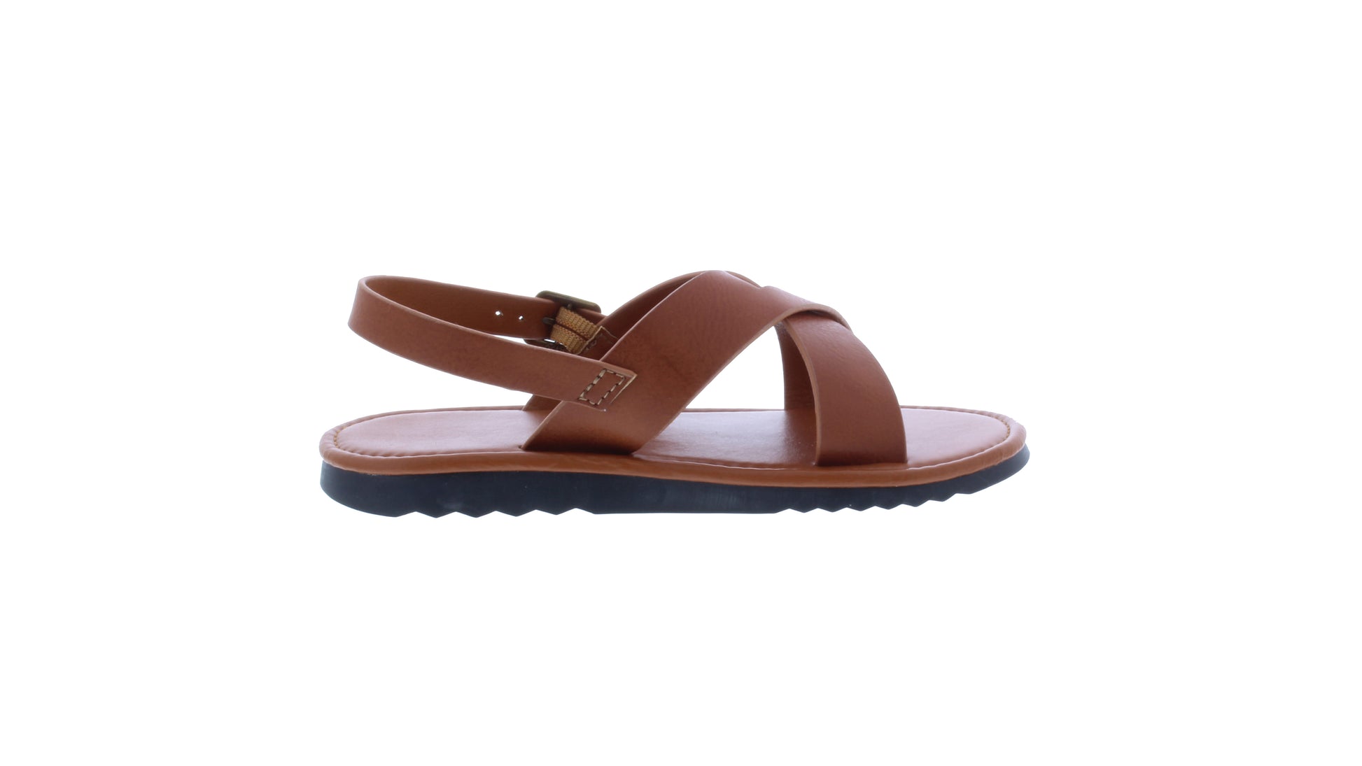 Sandalia Unisex de Piel con Correa Hebilla