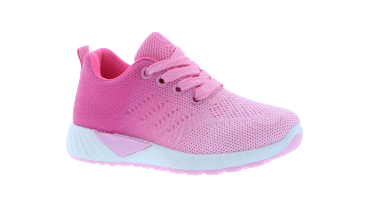 Girls Fabric Lace Up Sneaker