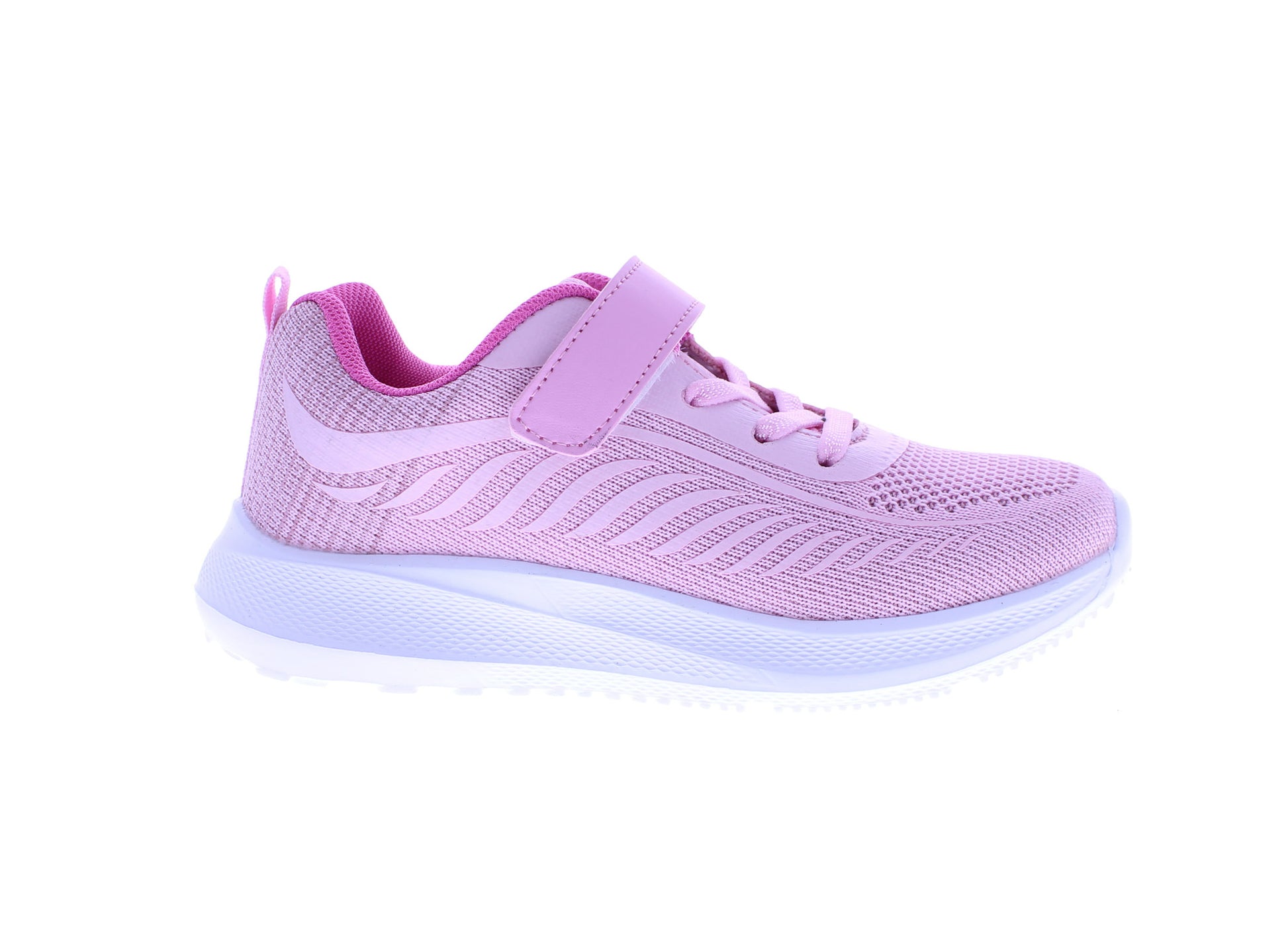 Girls Fly Knit Velcro & Lace Up Sneaker