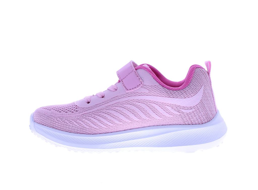 Girls Fly Knit Velcro & Lace Up Sneaker