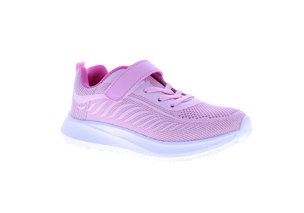 Girls Fly Knit Velcro & Lace Up Sneaker