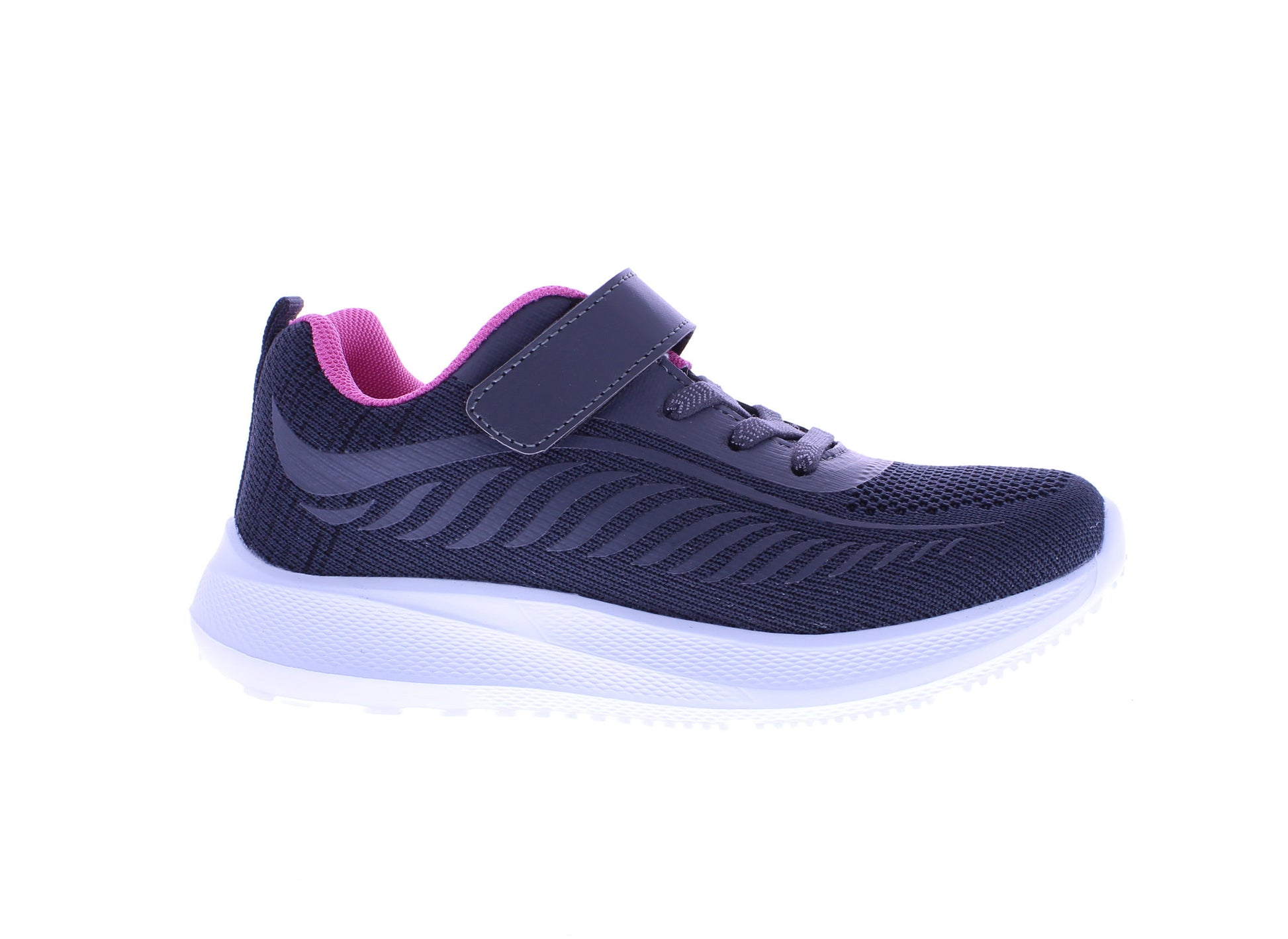 Girls Fly Knit Velcro & Lace Up Sneaker