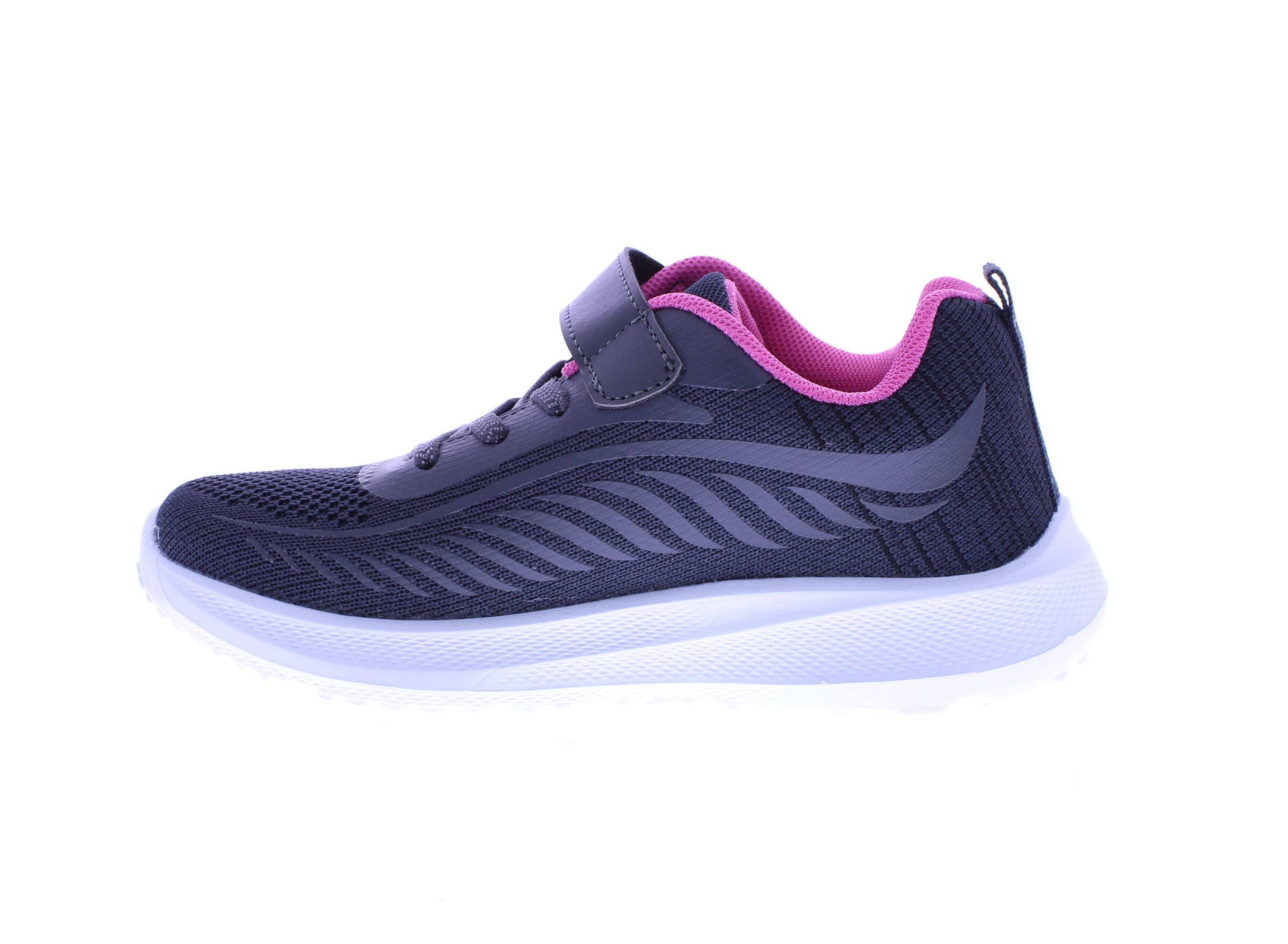 Girls Fly Knit Velcro & Lace Up Sneaker