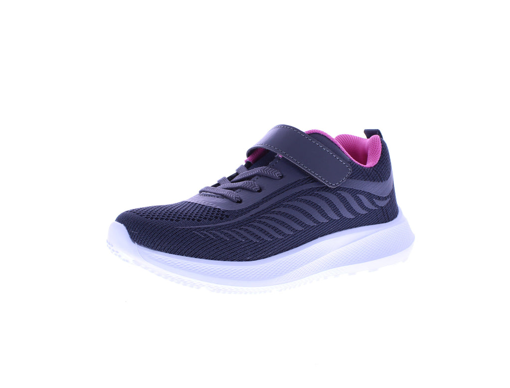 Girls Fly Knit Velcro & Lace Up Sneaker