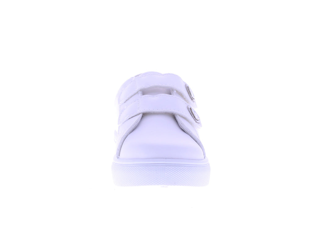 Girls Hearts Velcro Strap Sneaker