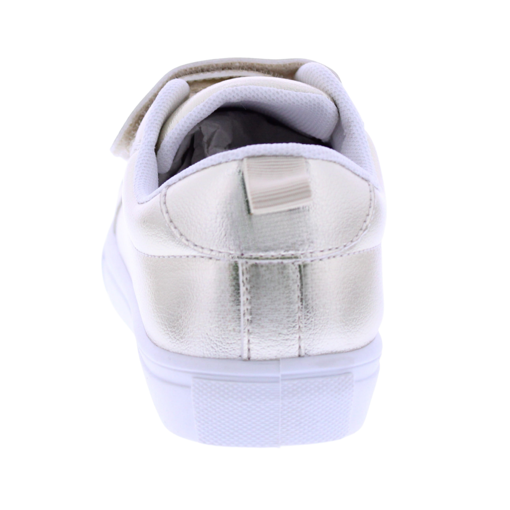 Girls Metallic Double Velcro Sneaker