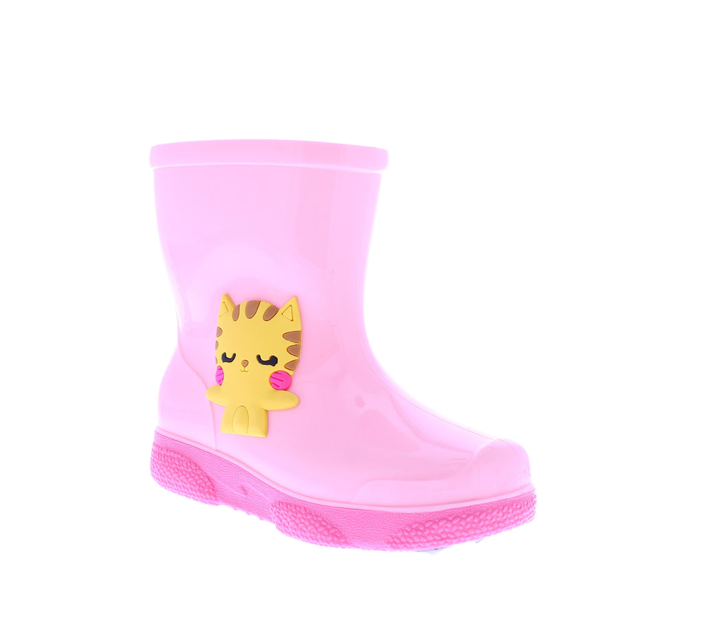 Girls Kitten Plastic Boot