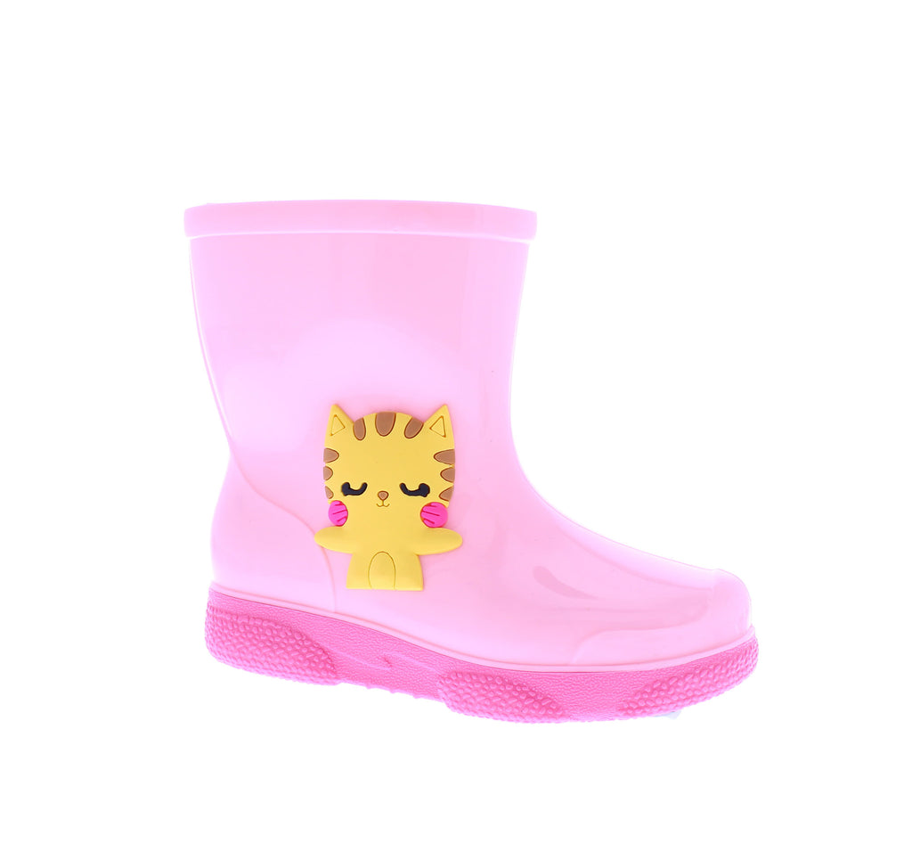 Girls Kitten Plastic Boot