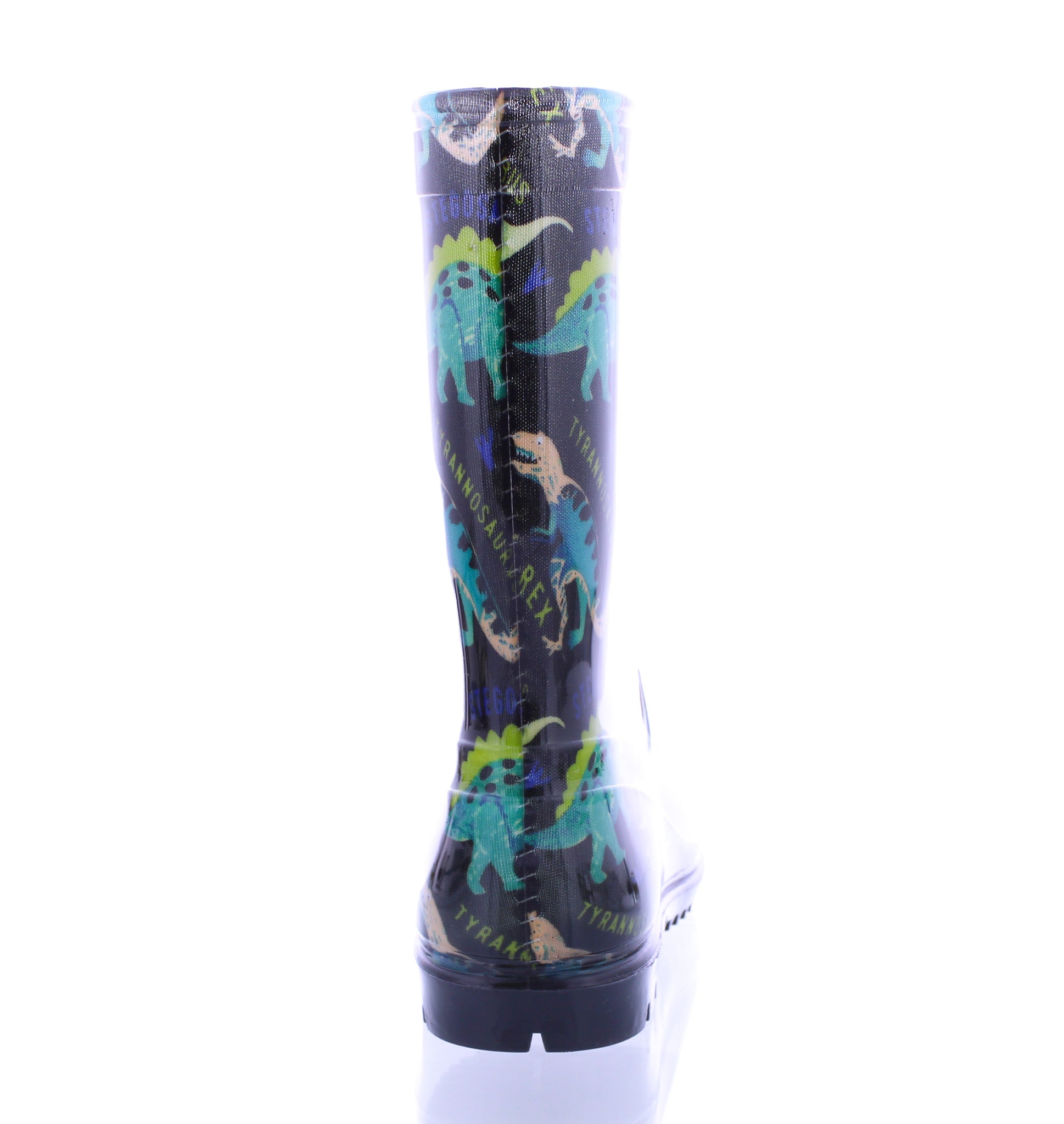 Kids Dinosaur Print Plastic Boot