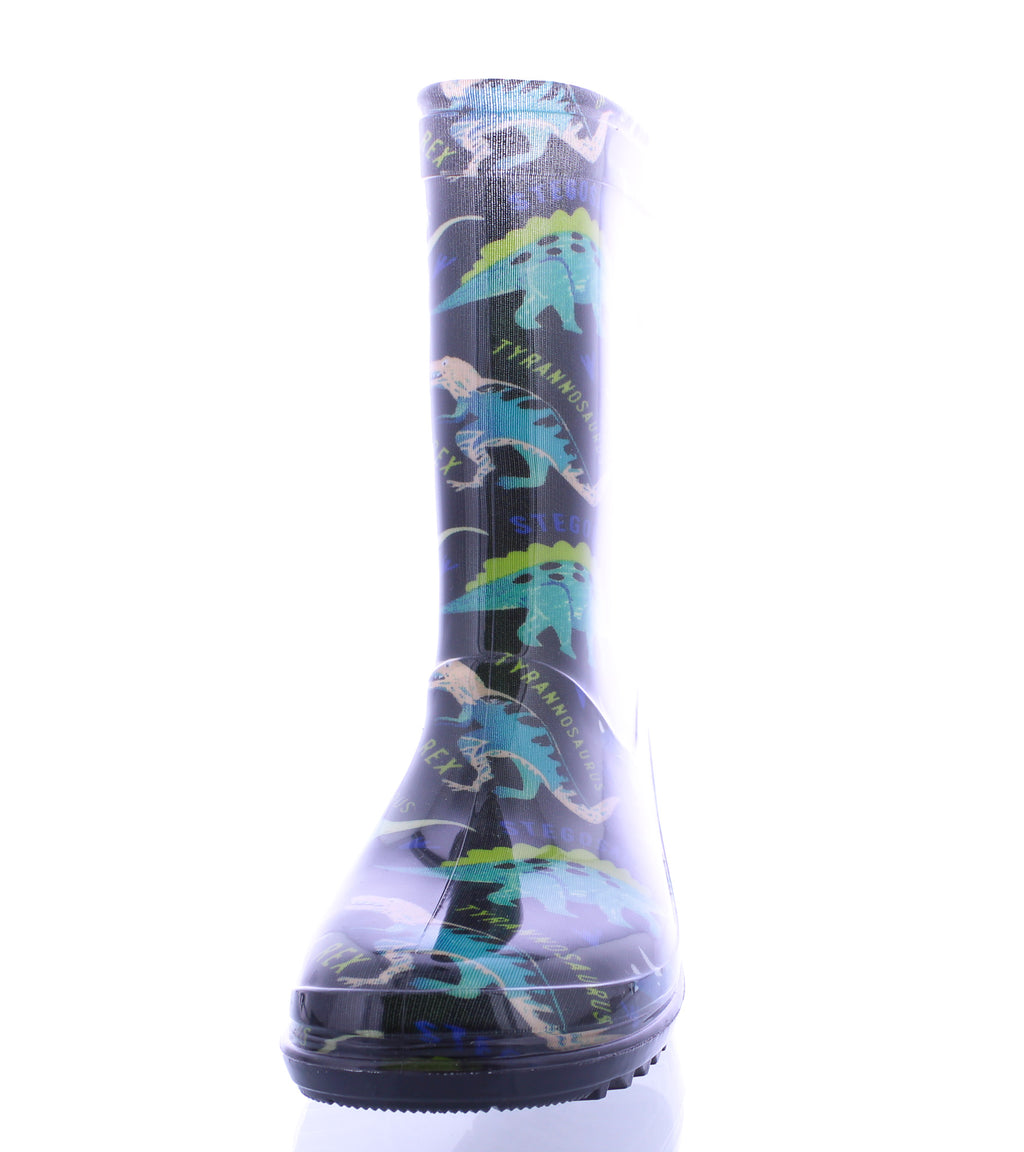 Kids Dinosaur Print Plastic Boot