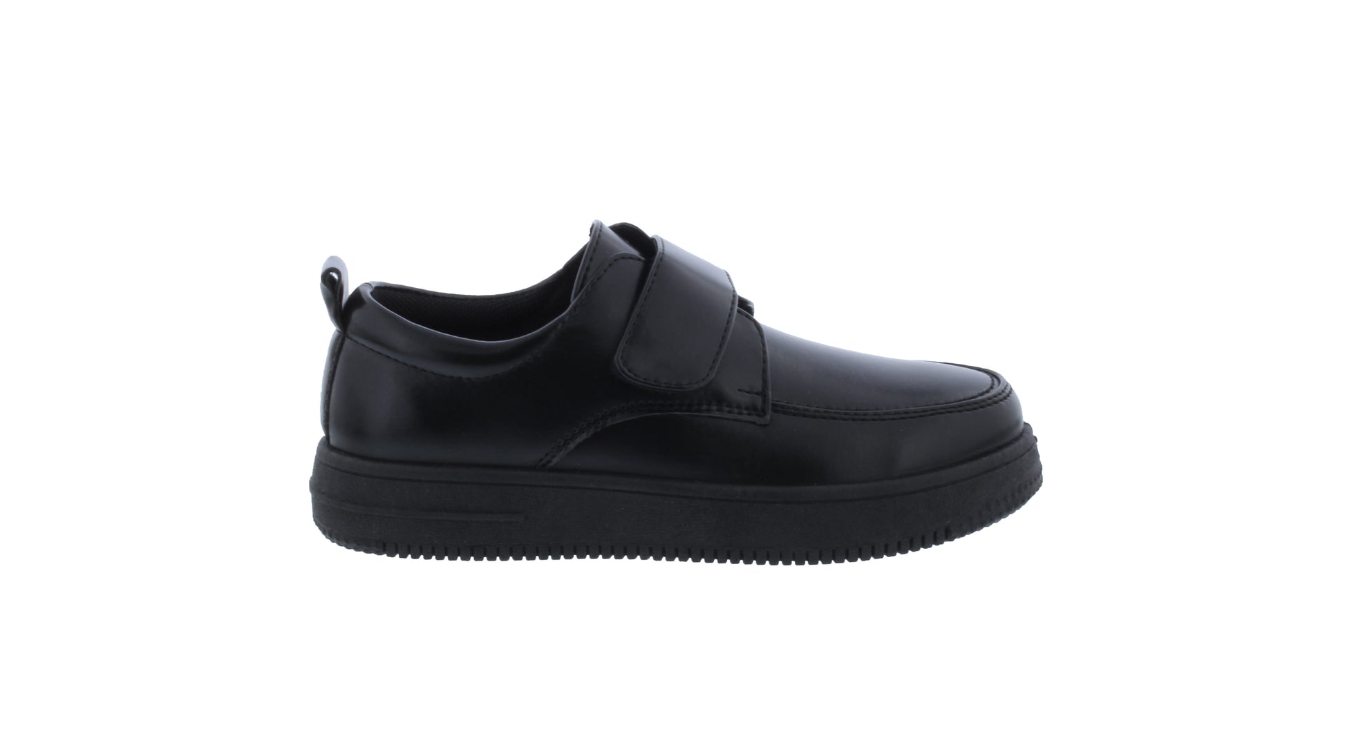 Boys Faux Leather Velcro Loafer