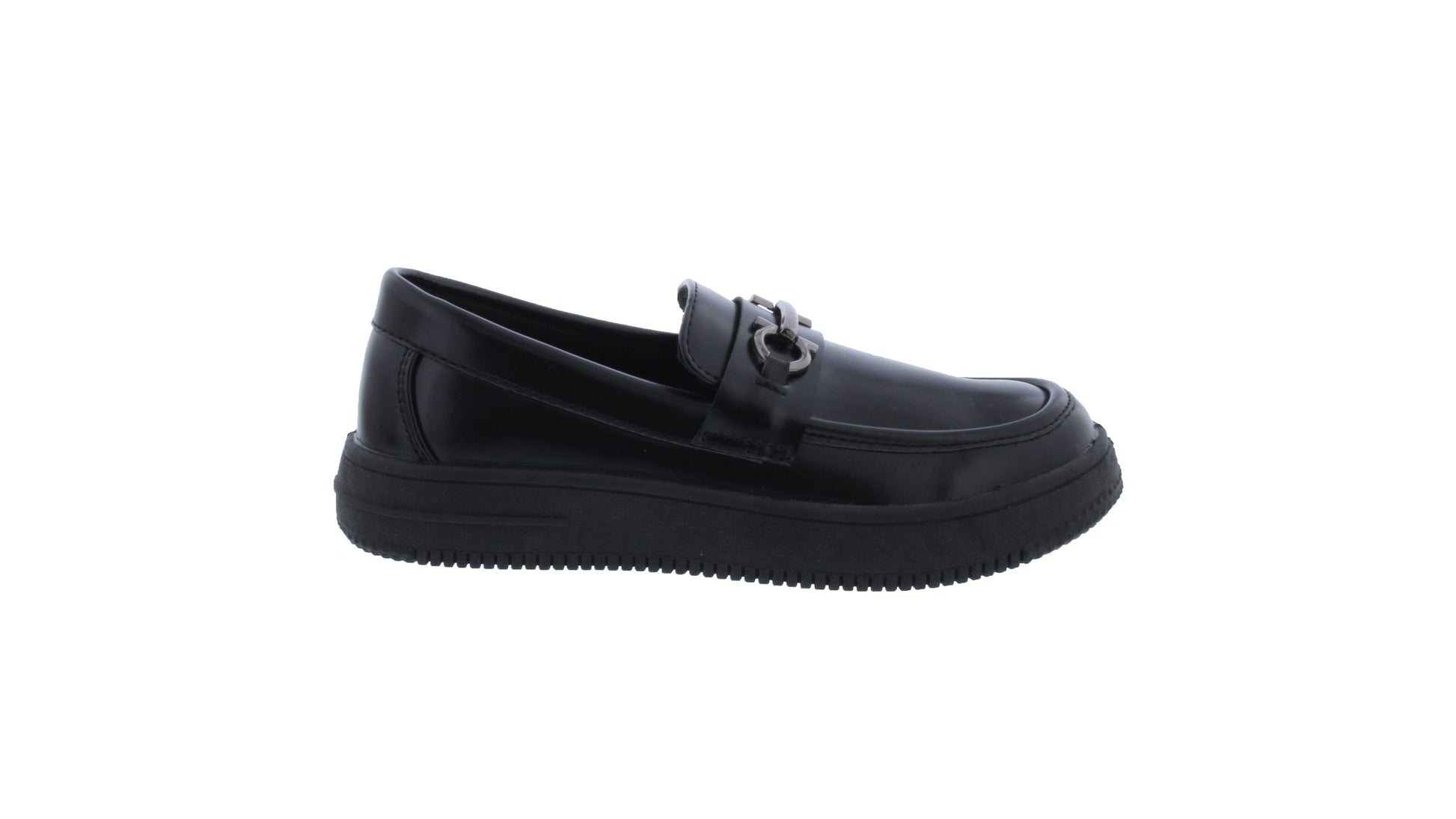 Boys Faux Leather Slip On Loafer