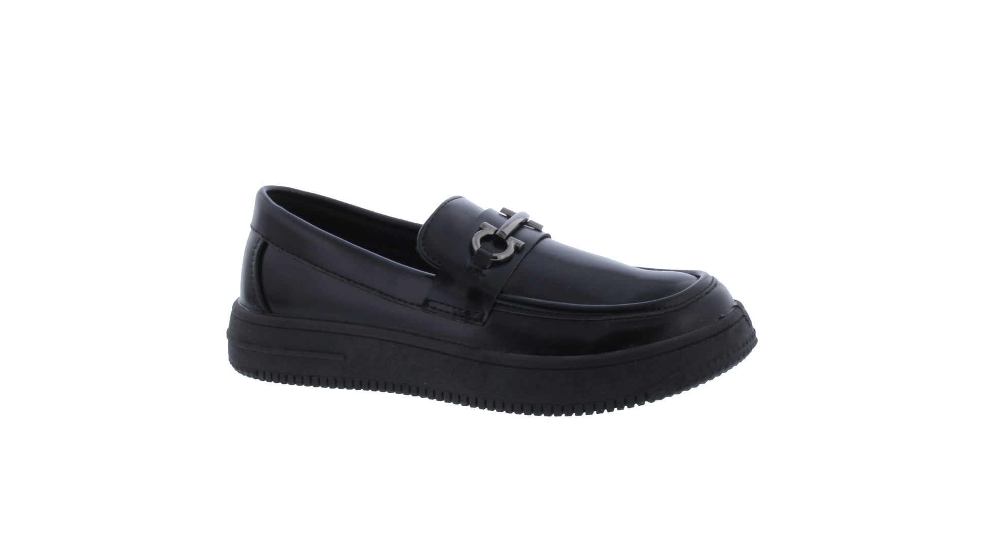Boys Faux Leather Slip On Loafer