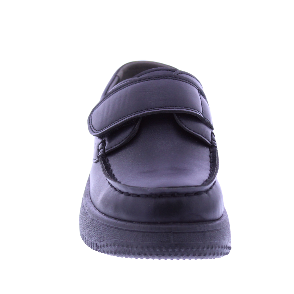 Boys Faux Leather Velcro Loafer