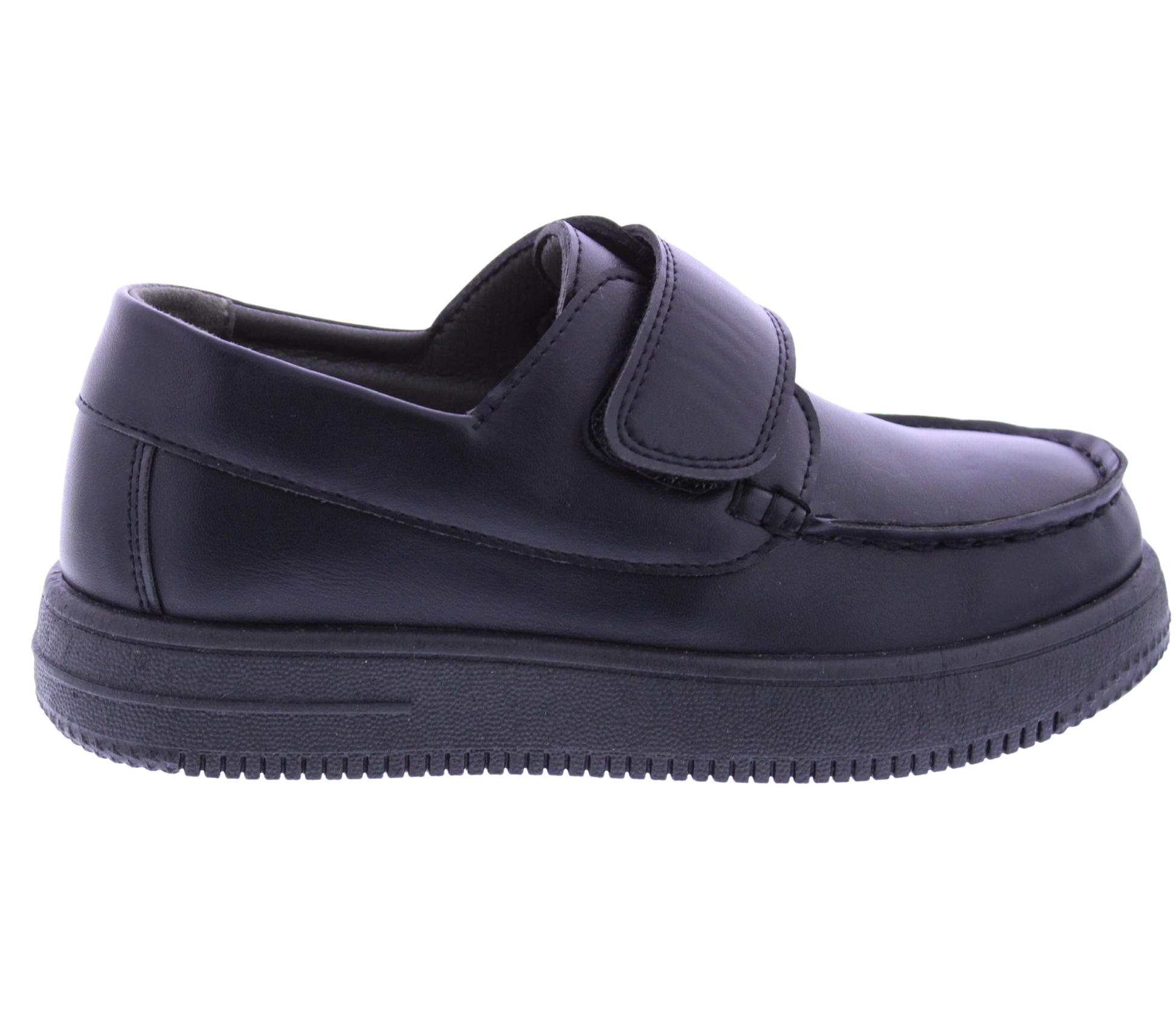 Boys Faux Leather Velcro Loafer