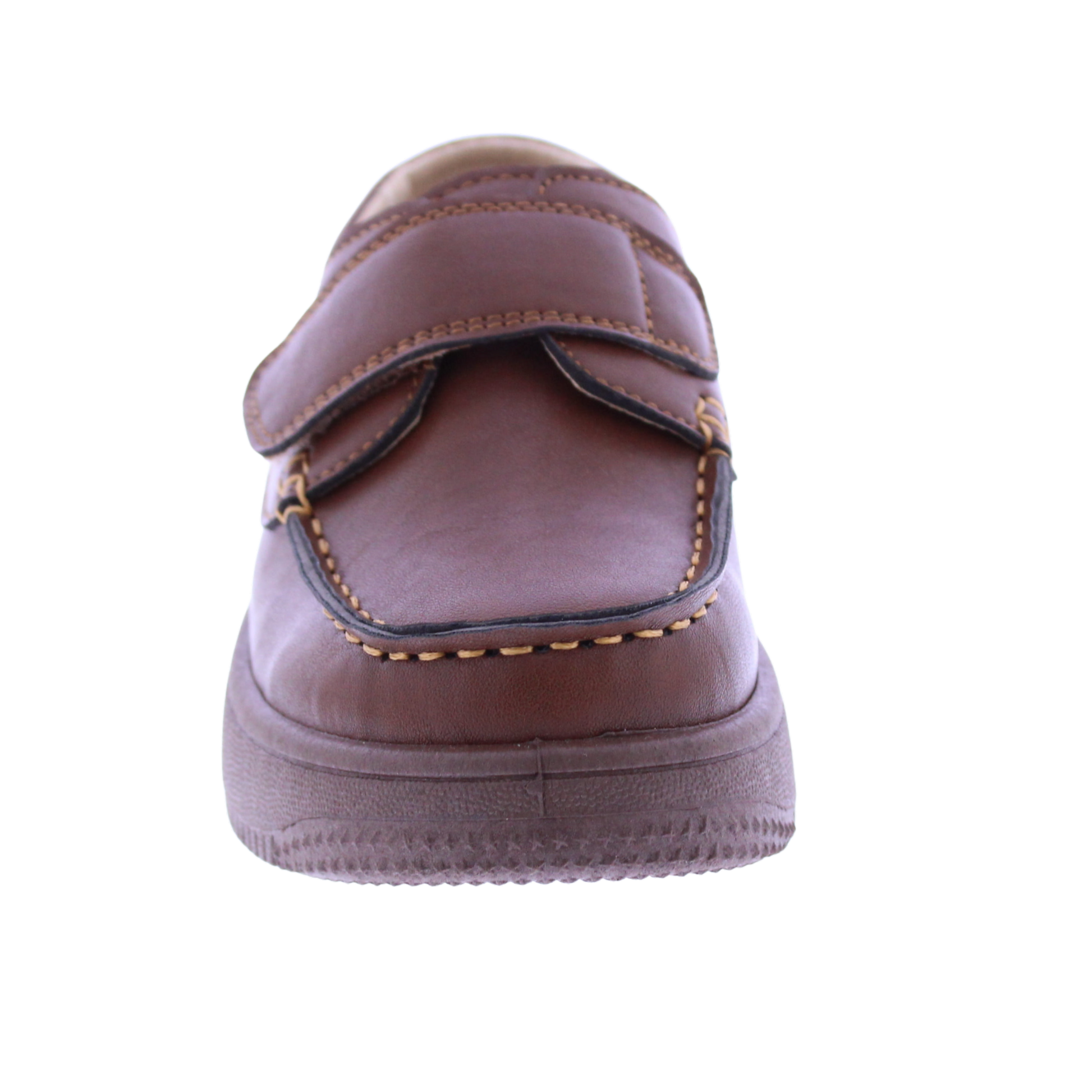 Boys Faux Leather Velcro Loafer