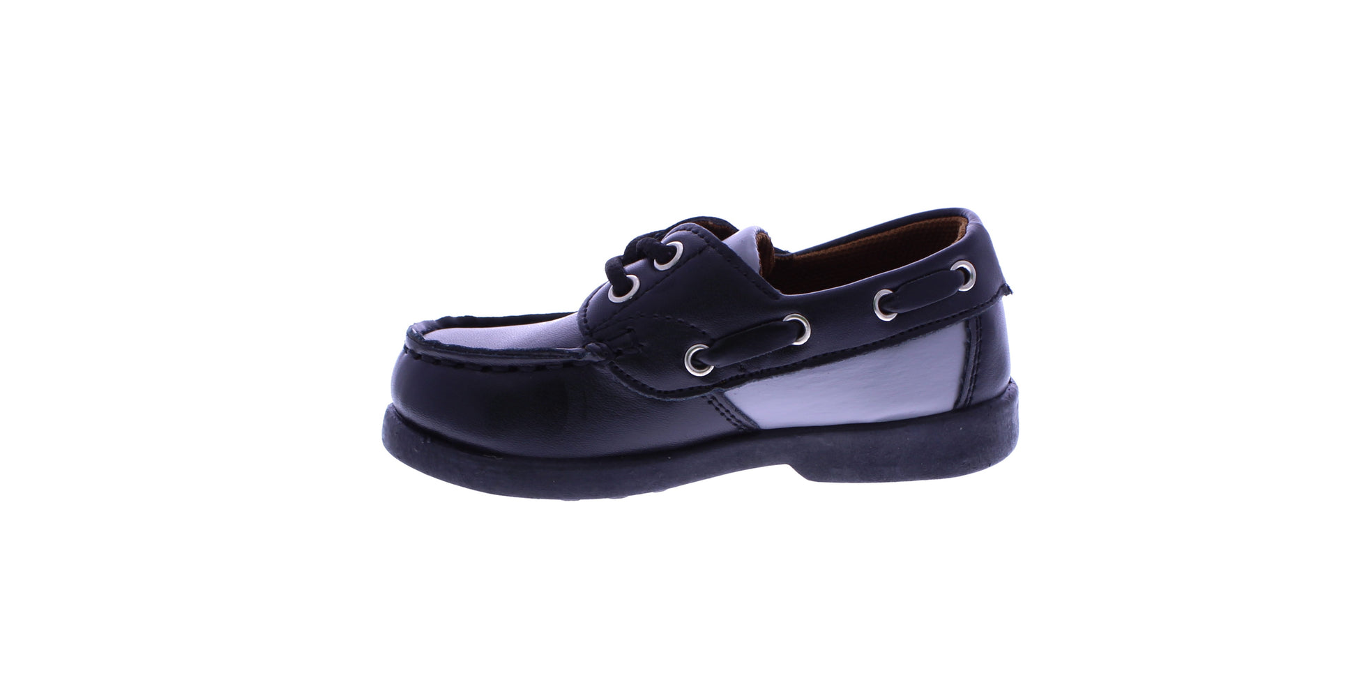 Boys Two Tone Lace Up Loafers