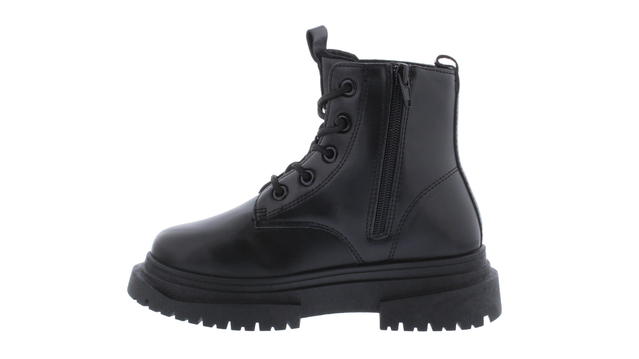 Unisex Chunky Outsole Lace Up Boot
