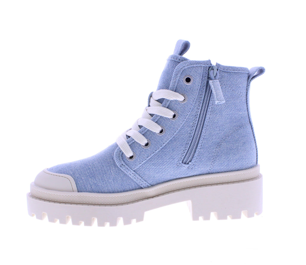 Kids Lace Up + Zipper Boot