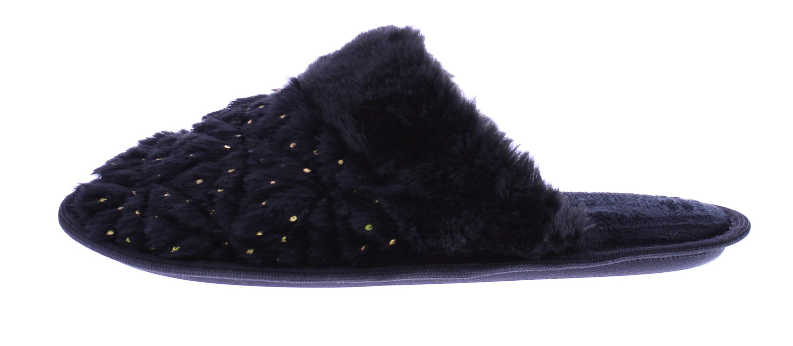 Women Closed Toe Slipper with Faux Fur