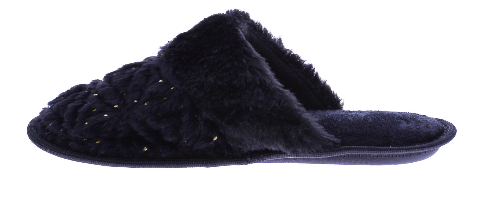 Women Closed Toe Slipper with Faux Fur