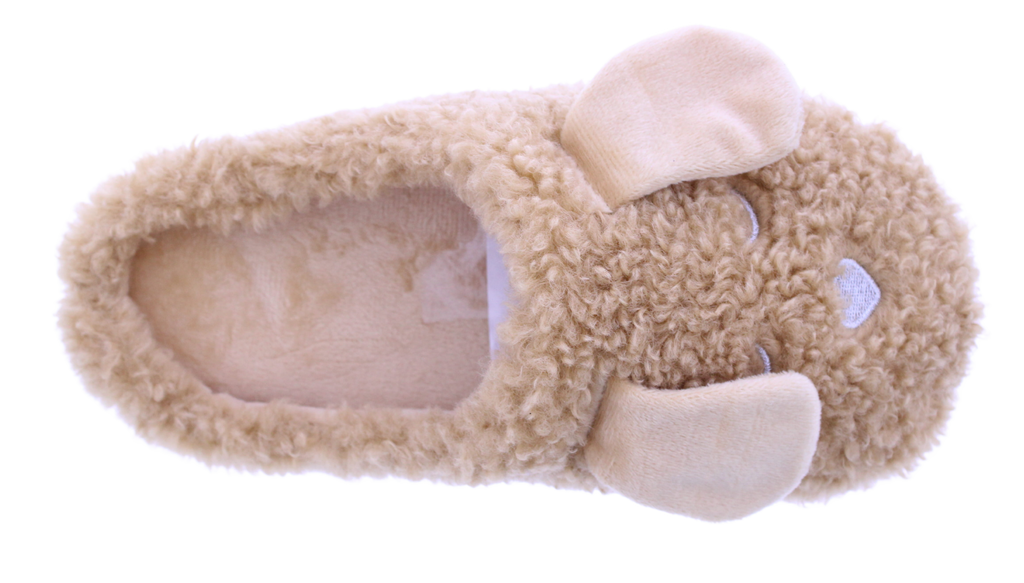Women Dog Face Closed Toe Slipper