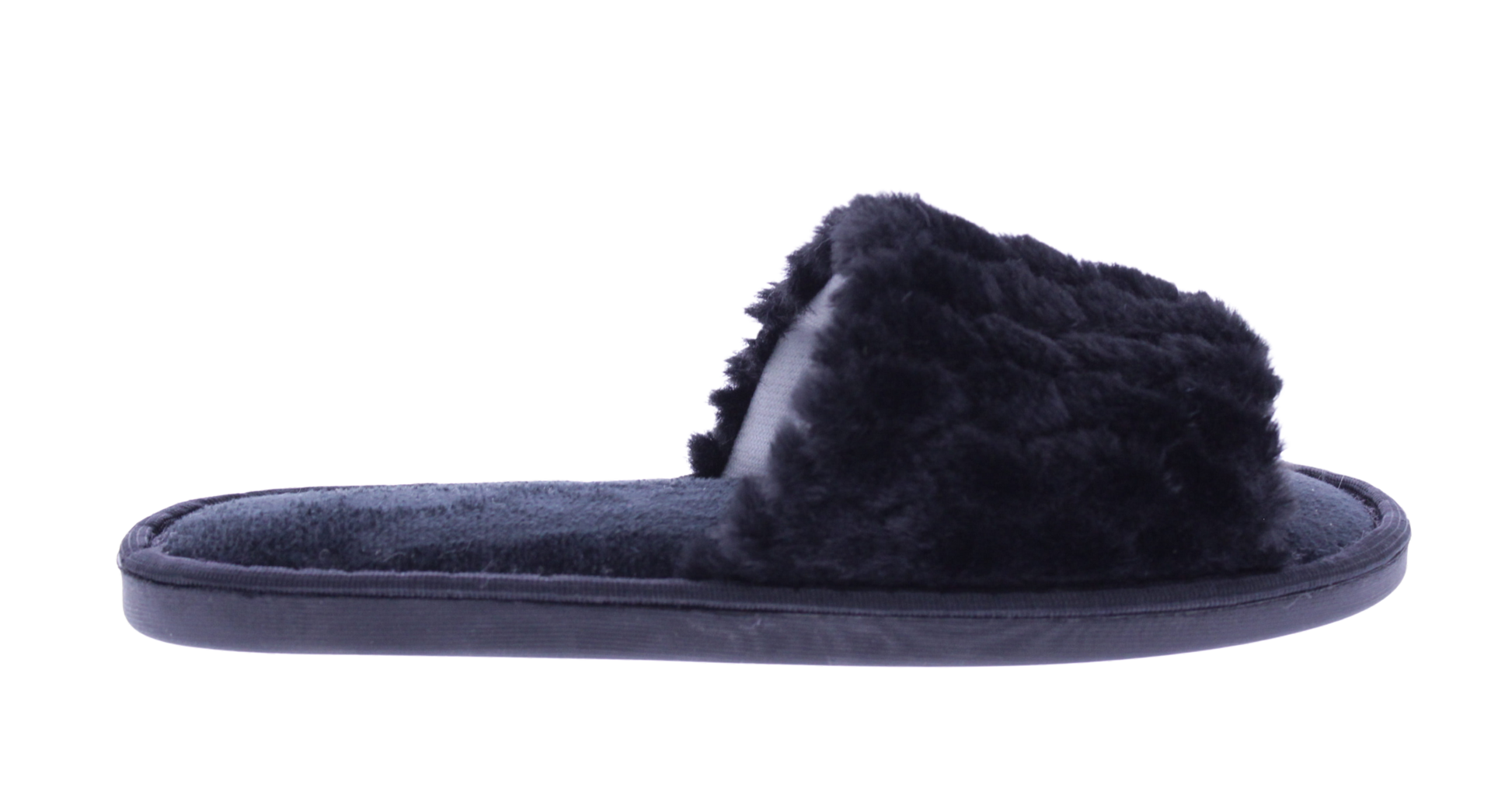 Women Plush Open Toe Slipper