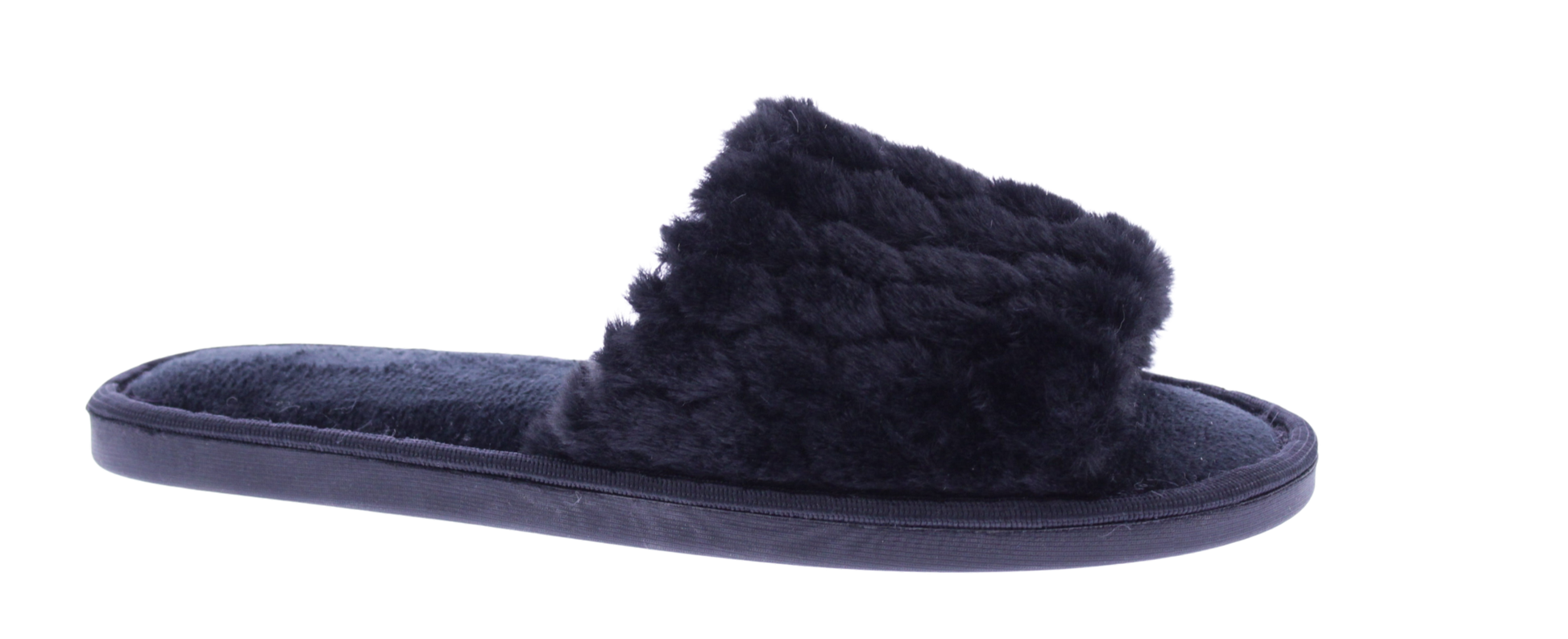 Women Plush Open Toe Slipper