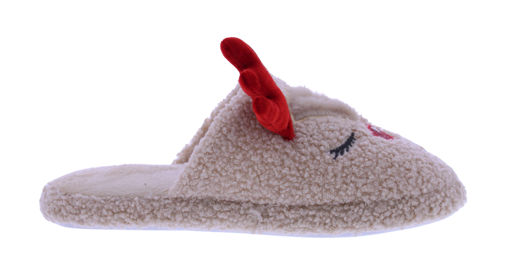 Women's Reindeer Plush Slipper